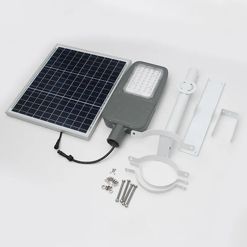 Split solar street light